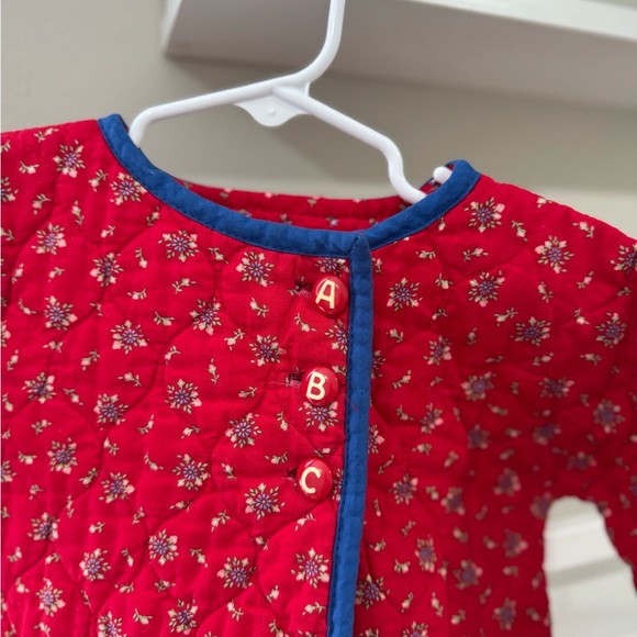 Red Quilted Kids Jacket - Picture 2 of 4